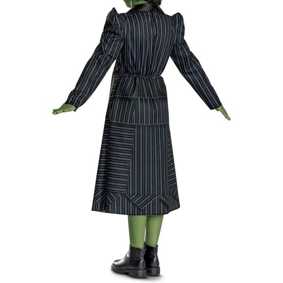 Deluxe Wicked Elphaba Costume University Dress Girls Size 10-12yr Olds - Picture 2 of 5